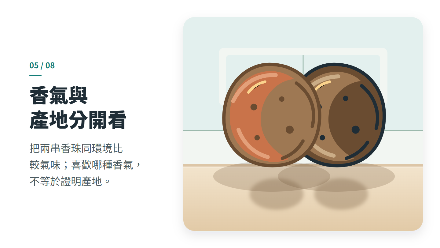 香氣與 產地分開看