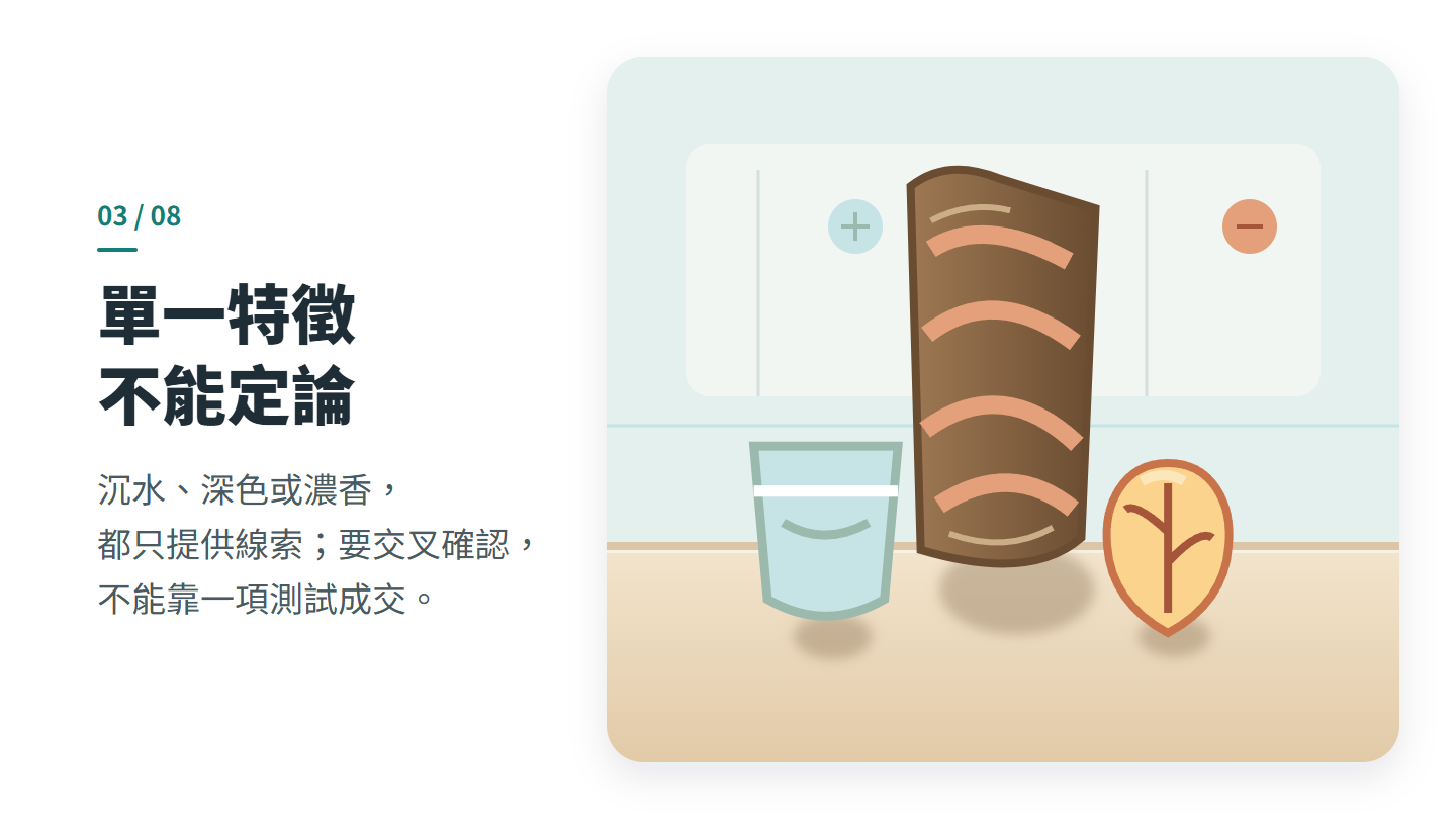 單一特徵 不能定論