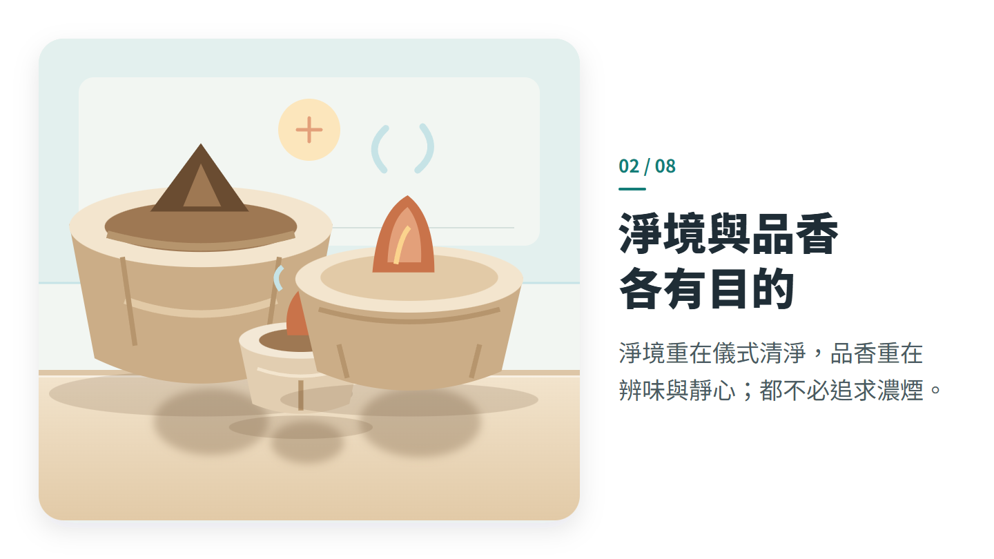 淨境與品香 各有目的