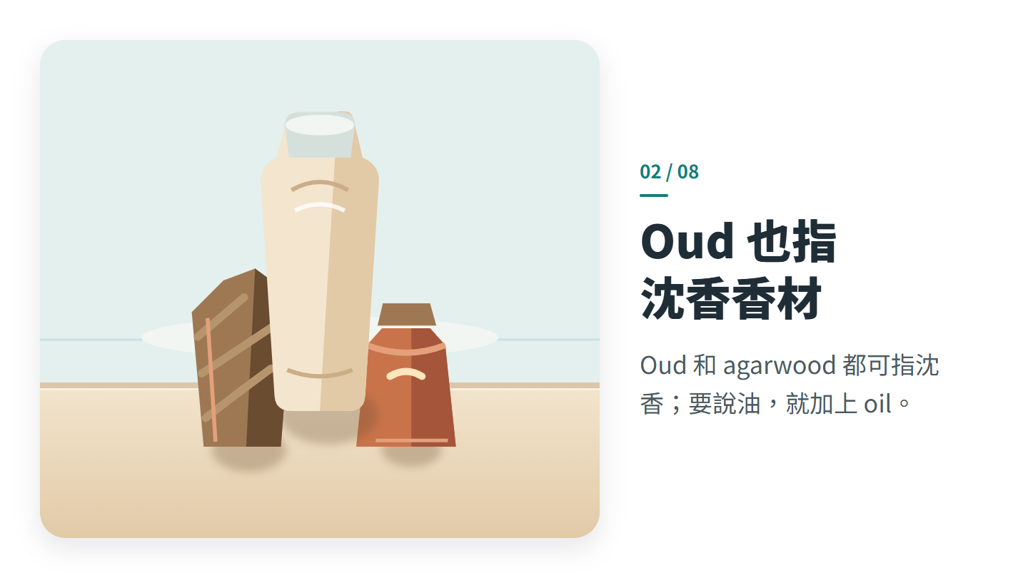 Oud 也指 沈香香材