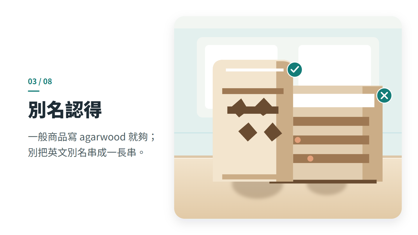 別名認得