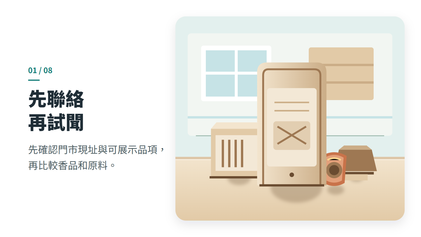 先聯絡 再試聞