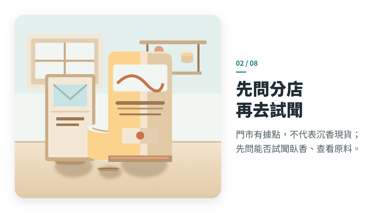 先問分店 再去試聞