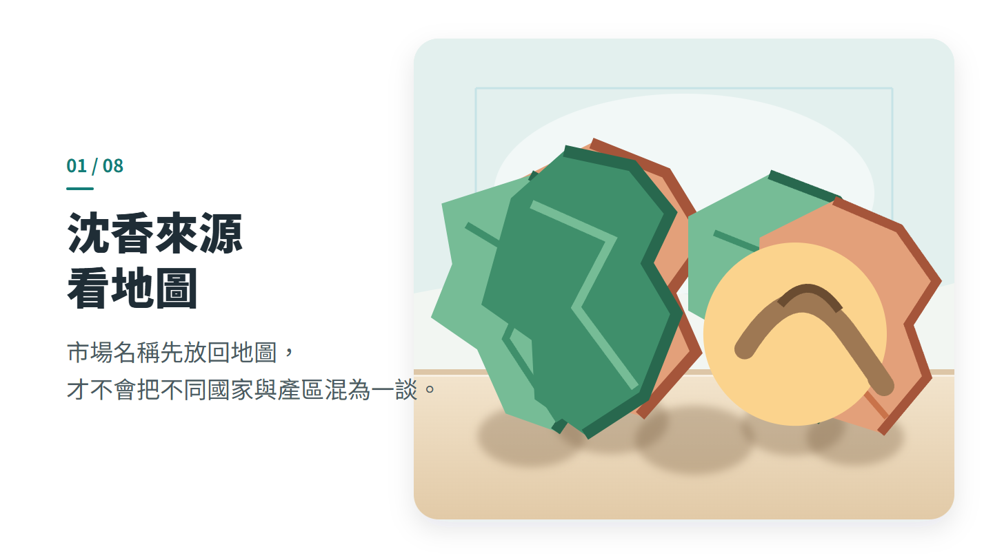 沈香來源 看地圖