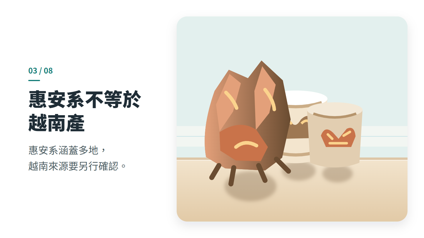 惠安系不等於 越南產