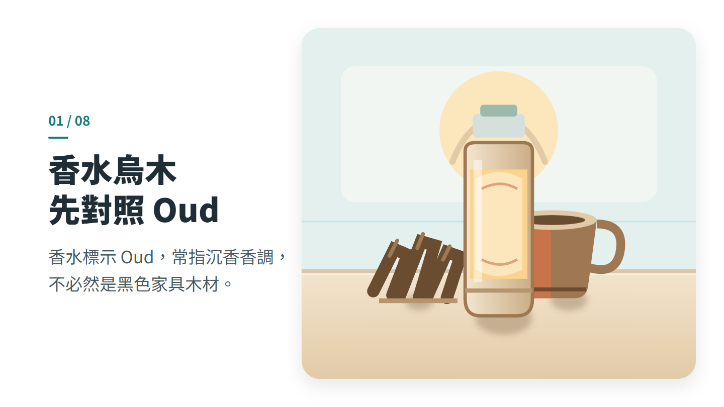 香水烏木 先對照 Oud
