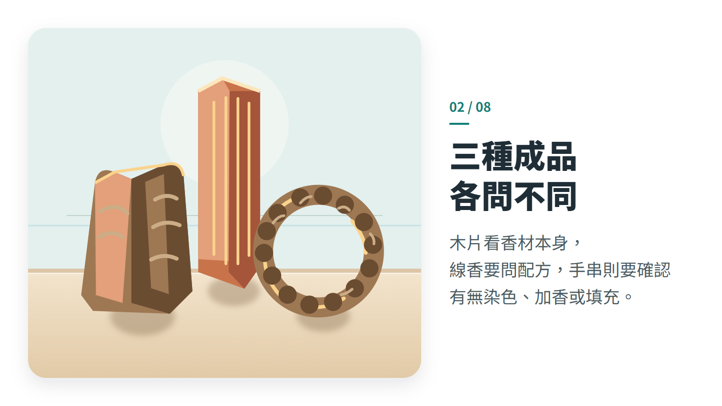 三種成品 各問不同