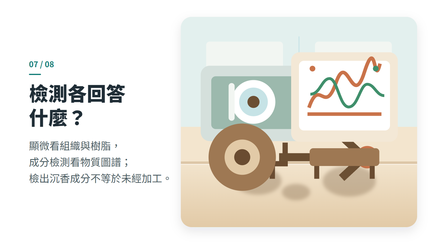 檢測各回答 什麼？